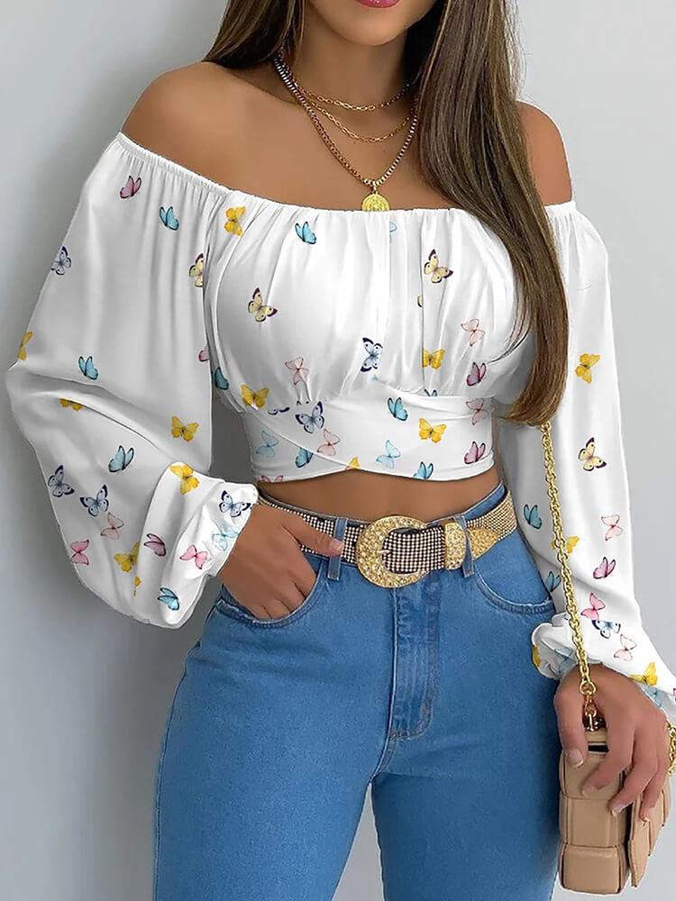 Cropped com manga - Pop Trend