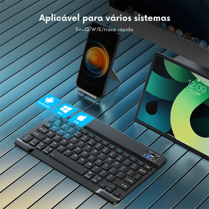 Kit Teclado e Mouse sem Fio - Pop Trend